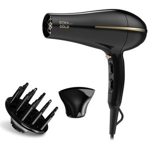 GA.MA Bora ION Gold haardroger 2200 W Zwart