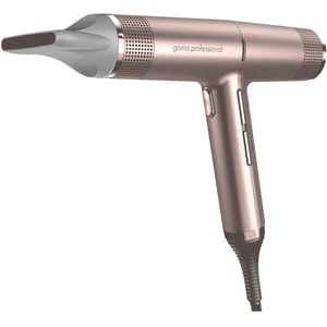 GA.MA - iQ1 Perfect - Haardroger - Goudroze - 1600 W - Borstelloze Motor - Oxy-Active Technologie