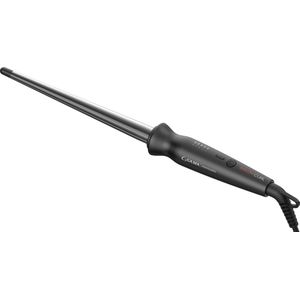 GA.MA - Curling Iron Curl Conic - Krultang - Zwart - Silk-Chrome Technologie