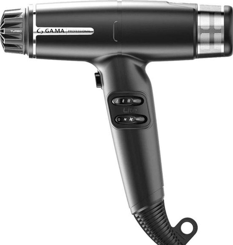 GA.MA - IQ Lite Max - Föhn - Zwart - Lichtgewicht - Geavanceerde Technologie