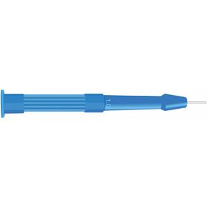 GIMA Biopsie Punch-Curette, steriel, wegwerp, naadloze roestvrijstalen scherpe snijkant, latexvrij, geribbeld handvat, maat: Ø 1 mm, Lemmetlengte: 8 mm, 10 stuks in blister.