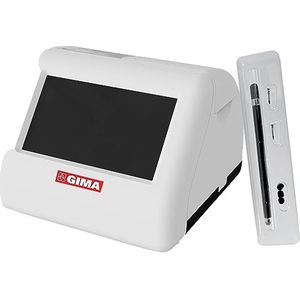 GIMA - Professionele drugstest-lezer onderzoekt DOA urinebeker digitaal met volledige analyse op het touchscreen, 24561