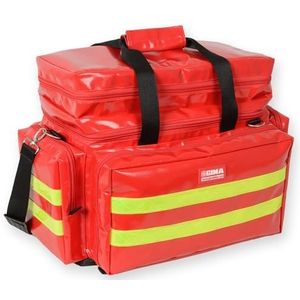 Gima - Intelligente backup tas gemaakt van PVC gecoat polyester, kleur: rood, 55 x 35 x 38 cm, leeg