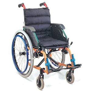 GIMA kinderwagen, PeXperrica, rolstoel, zitting 35 cm, stof zwart, belastbaar tot 100 kg