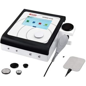 I TECH Mio-Tens TENS-elektrotherapieapparaat, 2 onafhankelijke kanalen, tot 8 elektroden, achtergrondverlichting, maximale intensiteit 200 mA, 100 per kanaal