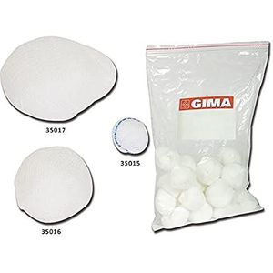 GiMa 35017 Mullkompers, katoen, rond, 50 mm diameter, 1000 stuks