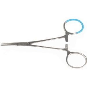 GIMA - Pincet Muggenwerende slagader tourniquet, rechte punten, steriel, wegwerpbaar, roestvrij staal, 12.5 cm, 38875