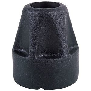 GIMA Vervangende eindkappen voor buizen en standaard, van thermoplastisch rubber, buis Ø 16 mm, basis Ø 35 mm, 10 stuks