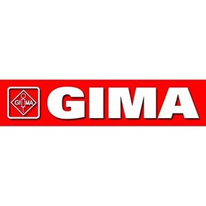 GIMA 45076 Cuneo stoel met armleuning, kunstleer, 98/111 cm hoogte, 56 cm breedte, 49 cm lengte, blauw