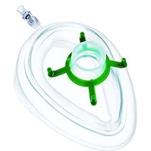 Gima - Eendelig gezichtsmasker met opblaasbaar luchtkussen, maat 5, volwassenen, latexvrij, 1 stuk