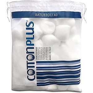 Cotton Plus badstof, 40 stuks, medicijnen, 100% puur katoen, gekaard, voor medisch gebruik, zacht en absorberend.