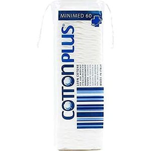 Cotton Plus Minimed Pre-Cut Discs 60-Stuks - 60g
