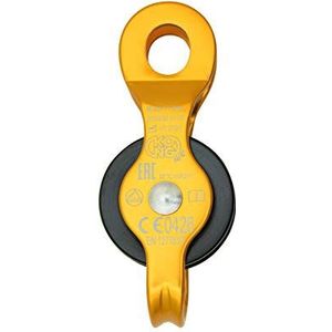 KONG TURBO ROLL Aluminium Pulley, Zwart/Oranje, One Size