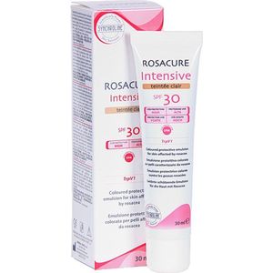 Synchroline - Rosacure Intensive - Gevoelige Huid - Getinte Emulsie SPF 30 - 30 ml