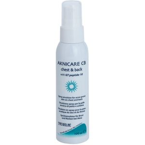 Synchroline Aknicare CB Spray Emulsie voor opkomend Acne op Borst en Rug 100 ml