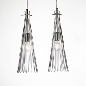 Selène Hanglamp Costa Rica, 2-lamps, transparant