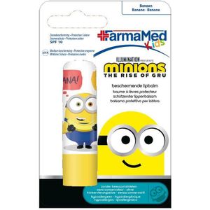 Lippenbalsem - Minions - Banaan - Zonnebescherming SPF10 - Hypoallergeen