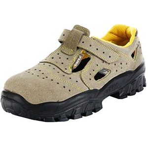 Cofra NT040-000.W44 New BRENTA S1 P SRC Veiligheidssandalen, beige/oranje, maat 44