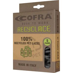 Cofra Green-Fit Recyclace Veters - Grijs - 110 cm