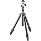 Gitzo GK2545T-82QD Traveler statiefkit met professionele kogelkop (compact, opvouwbaar en licht, korte zuil voor opnames op vloerhoogte inclusief serie 2-4 segmenten) carbon