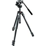Manfrotto MK290XTA3-2W 290 Xtra Kit Alu-Stativ mit 3 Segmenten und 2-Wege-Neiger schwarz