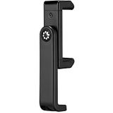 JOBY Attacco GripTight 360 Phone, Attacco per Smartphone Compatto e Durevole con Filetto da 1/4-20” e Doppio Attacco a Slitta per Accessori, Adatto a Smartphone da 6,7 a 8,8 cm, Nero