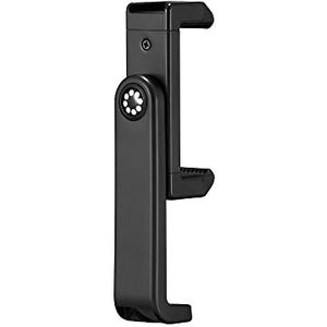 JOBY Attacco GripTight 360 Phone, Attacco per Smartphone Compatto e Durevole con Filetto da 1/4-20” e Doppio Attacco a Slitta per Accessori, Adatto a Smartphone da 6,7 a 8,8 cm, Nero