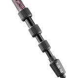 Manfrotto Element MII, Video in alluminio met Testa Fluida, Sottile e Leggero, Carico ca. 4 kg, basis Fluida Ripieghevole, 4 Sezioni, Twist Lock, per fotocamera Compatta e Reflex