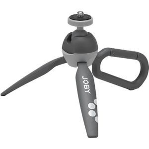 JOBY HandyPod Clip Action mini-statief met karabijnhaak voor actiecamera, compatibel met GoPro, HERO12, Insta360 en compacte camera type Sony ZV-1 II (JB01838-BWW)