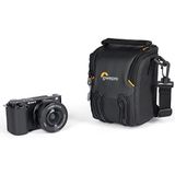 Lowepro Adventura SH 115 III, cameratas met verstelbare/verwijderbare schouderriem, spiegelloze camerarugzak, compatibel met Sony Alpha 6000-serie, zwart