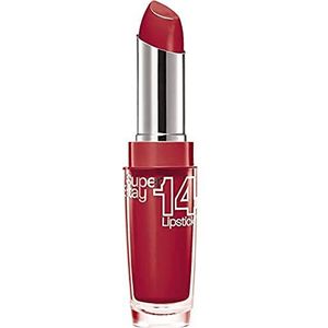 Maybelline New York Make-Up Superstay Lippenstift, 14 uur, non-stop red/diep rood, blijft 14 uur zitten, 1 x 3,5 g