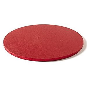 DECORA Carta 0931953 dienblad, rond, 25 x 1,2 h, rood