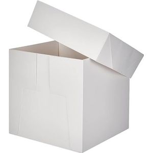 Decora 0339477 taartdoos, 30,5 x 30,5 x 30 cm, papier, wit