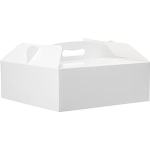 0340202 Decora taartdoos met handvat, 28,5 x 28,5 x 10 cm