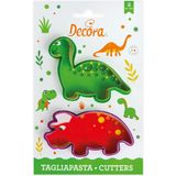 Decora Koekjesuitsteker Plastic - Dinosaurus pk/2