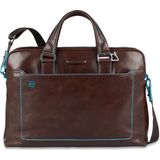 Piquadro Laptoptas / Werktas / Aktetas - 13 inch - Leer - Blue Square - Bruin