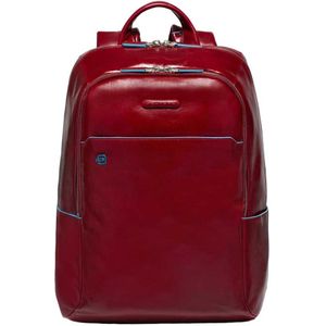 Piquadro Blue Square Backpack red backpack