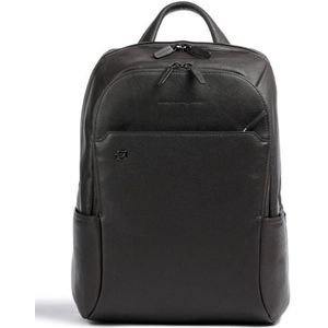 Piquadro Black Square Backpack 13'' Dark Brown