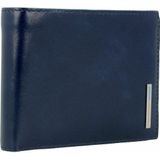 Piquadro Blue Square Men's Wallet With Coin Pocket Night Blue