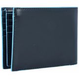 Piquadro Blue Square portemonnee met 7 creditcardvakjes, 12 cm, 0,43 liter, zwart