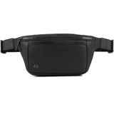 Piquadro Black Square Bum Bag iPad Mini Black