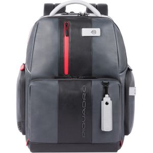 Piquadro Urban PC and iPad Backpack with Anti theft cable grey black backpack