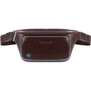 Piquadro Heuptasje / Crossbodytas / Festivaltasje - Leer - Blue Square - Bruin