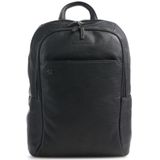 Piquadro Black Square Big Size Computer Backpack 15.6"" With iPad Black