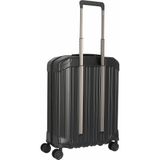 Piquadro Handbagage / Trolley / Reiskoffer - 55 x 40 x 20 cm - PQ Light - Zwart