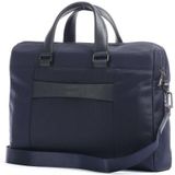 Piquadro Laptoptas / Werktas / Aktetas - 15.6 inch - Leer - Brief - Blauw