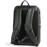 Piquadro Urban Fast-check Laptop and Ipad Backpack green backpack