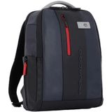 Piquadro Urban Leather Computer Backpack 14 grey/black