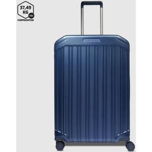 Piquadro PQ-Light 4 wielen Trolley 69 cm met uitbreidingsplooi  blauw