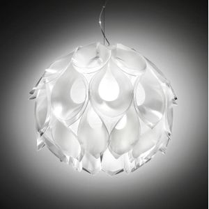 Slamp Flora M - designer-hanglamp, wit